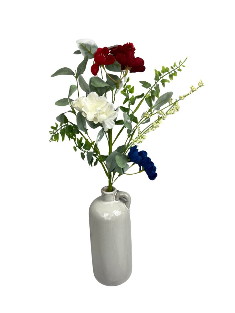 20" Patriotic Floral Pick - 64040 - The Wreath Shop