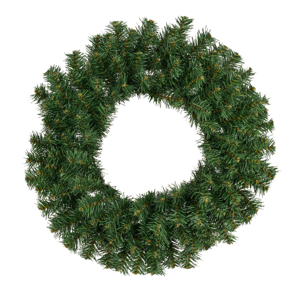 20" PVC Pine Wreath: Green - XX962009 - The Wreath Shop