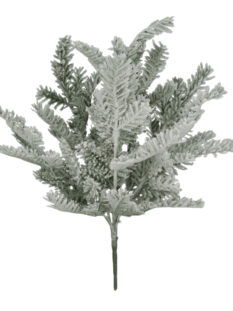 20" Snowy Pine Bush - 85287 - The Wreath Shop