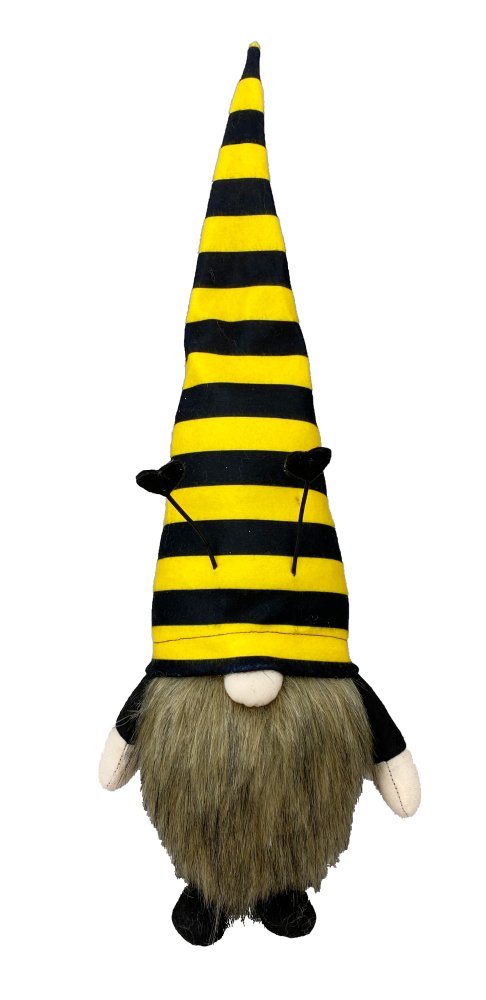 20" Yellow/Black Bumblebee Gnome - 62835YWBK - The Wreath Shop