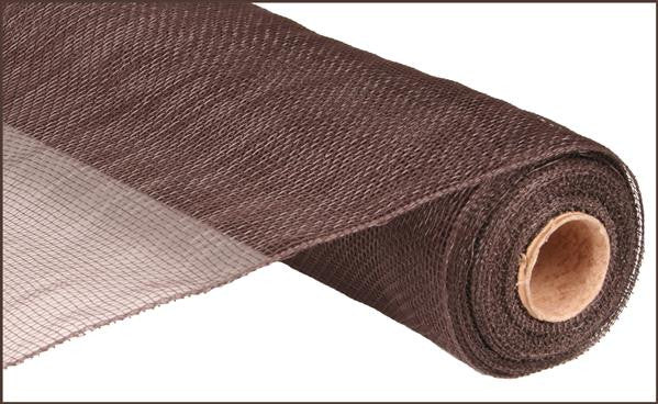 21" Deco Poly Mesh: Chocolate Brown - RE1002C8 - The Wreath Shop