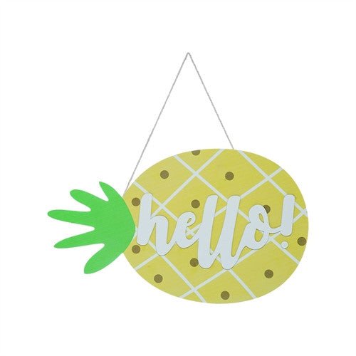 21" Hello Pineapple Hanger - A5415 - The Wreath Shop