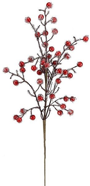 21" Iced Berry Spray - EC4078 - The Wreath Shop