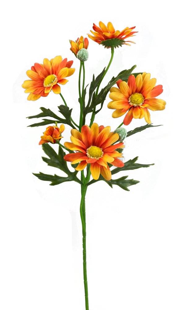 21" Orange Daisy Spray - 63318OR - The Wreath Shop