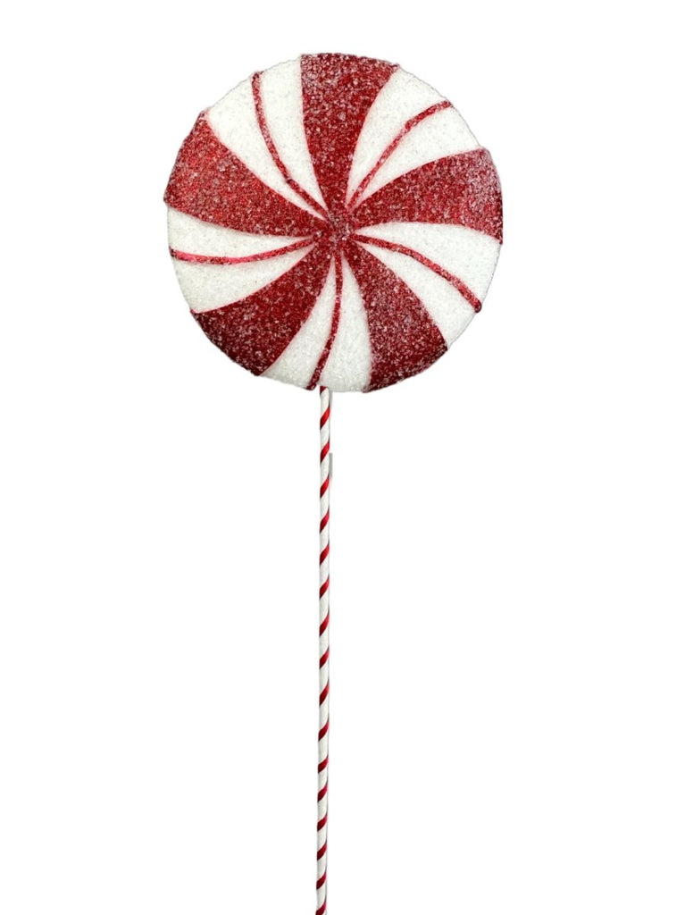 21" Red Peppermint Lollipop - 85774RD - The Wreath Shop