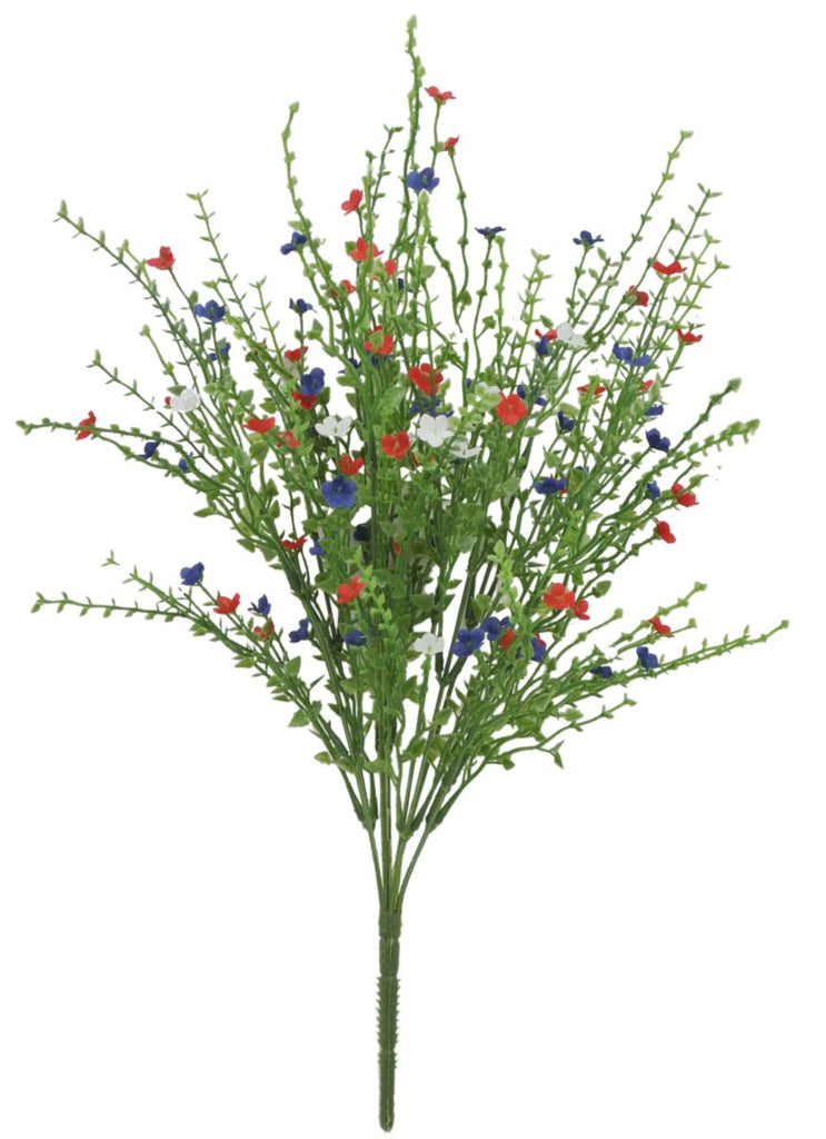 21" Red/Wht/Blue Filler Bush - 82394-RDWTBL - The Wreath Shop