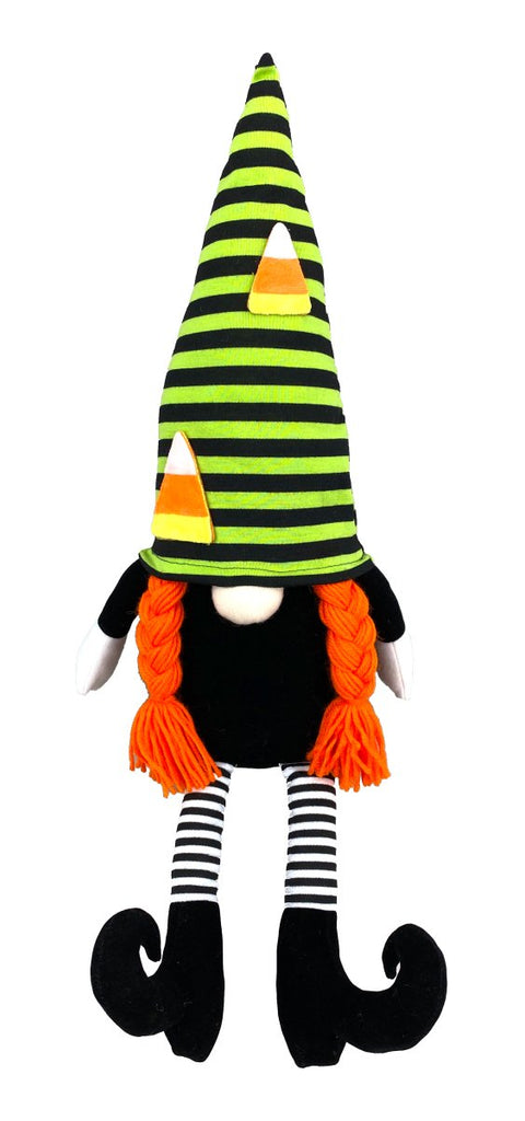 22" Halloween Girl Gnome - 56785GNBK - The Wreath Shop