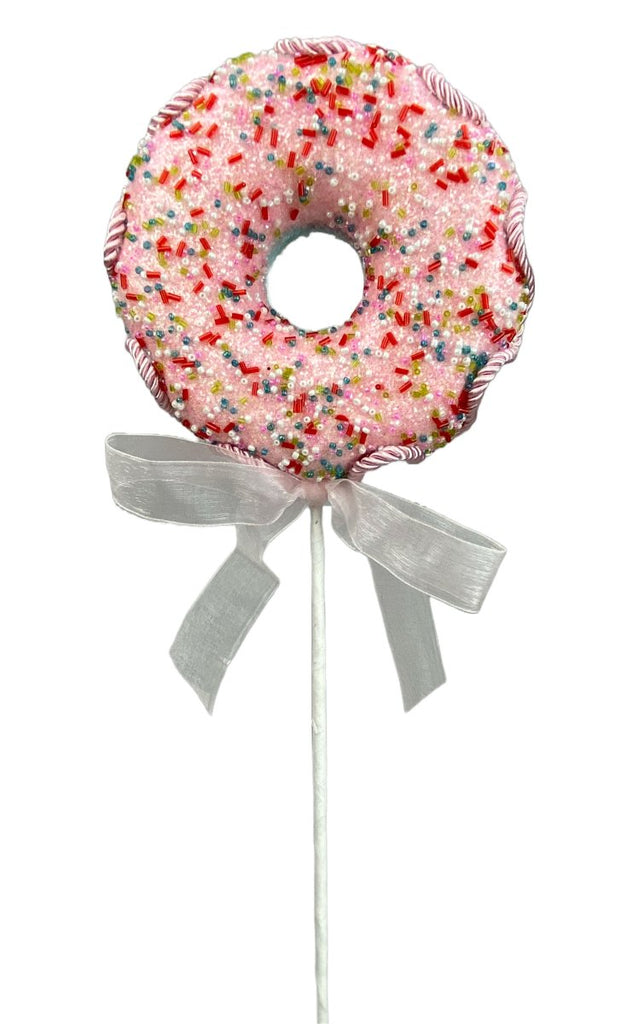 22" Pink Donut Spray - 85689PK - The Wreath Shop