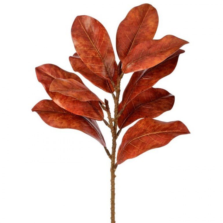 23" Magnolia Leaf Spray: Cinnamon Spice - MTH12957 - CISP - The Wreath Shop