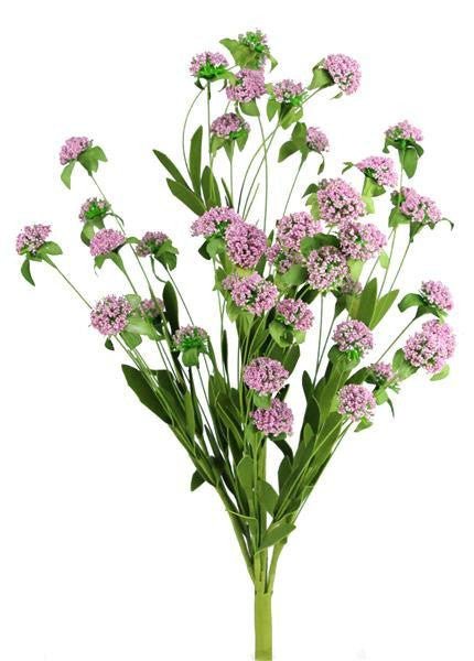 23" Mini Bead Ball Flower Bush: Lt Pink - FB187122 - The Wreath Shop