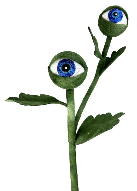 24" Carnivorous Plant Eyeball Spray - 57083GN - The Wreath Shop