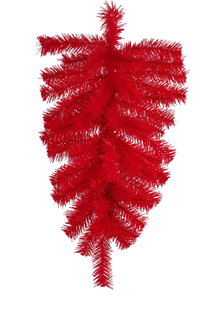 24" PVC Teardrop Form: Red - XX930524 - The Wreath Shop