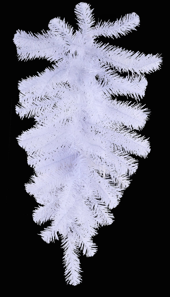 24" PVC Teardrop Form: White - XX930527 - The Wreath Shop