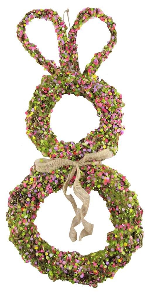 24" Vine Rabbit Wreath - HE7206 - The Wreath Shop