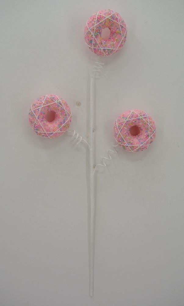 25" Donut Spray: Pink - 40022-PK - The Wreath Shop