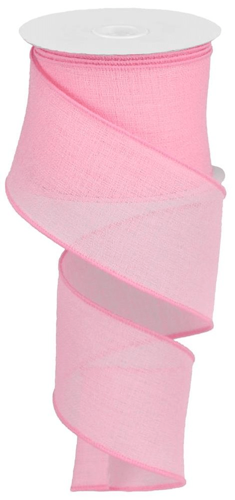 2.5" Lt Pink Gauze Ribbon - 10Yds - RGC118715 - The Wreath Shop