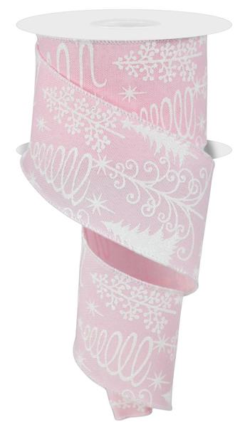 Metal Gingerbread Snowflake Swag w/ Pink - The Wreath Shop