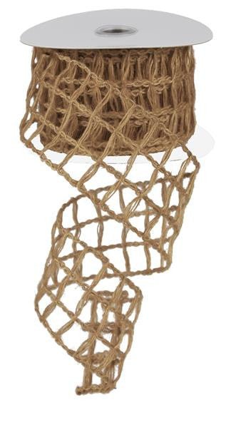 2.5" Natural Jute Netting - 10Yds - RW666218 - The Wreath Shop