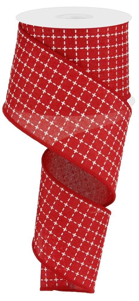 Square Red Ribbon 2.5