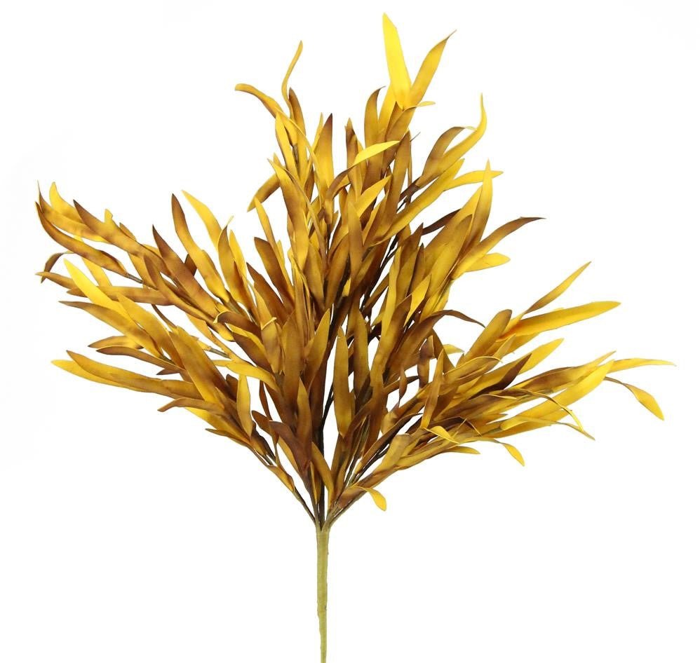 26" Eva Grass Bush: Lt Brown/Mustard - HA1437KA - The Wreath Shop