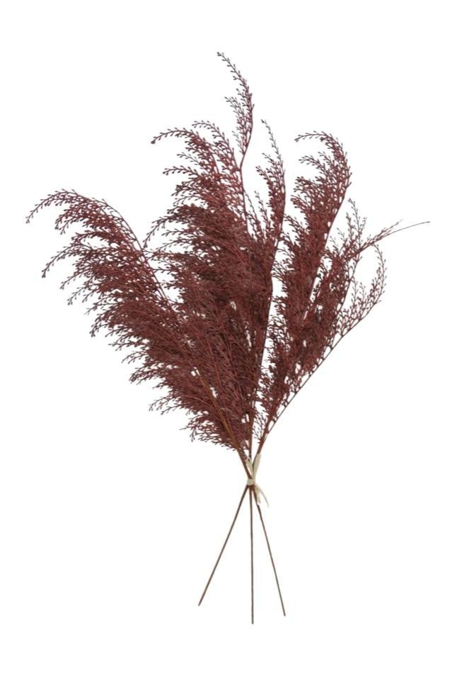 28" Phoenix Tail Fern Spray - Burgundy - 82680-BG - The Wreath Shop