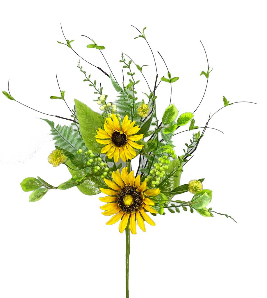 28" Sunflower Mix Spray - 63053SP28 - The Wreath Shop