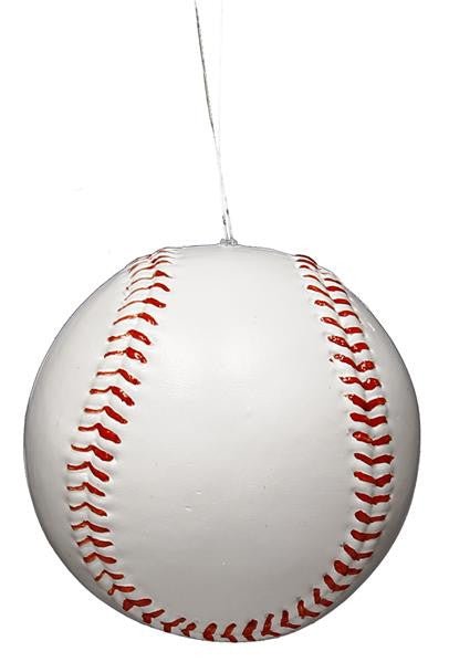 3" Painted Baseball Ornament - MS136427 - The Wreath Shop