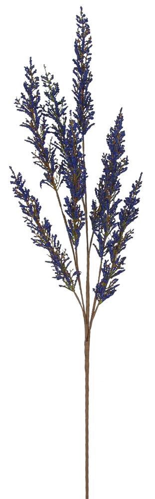 30" Beaded Sorghum Spray: Blue - FH796803 - The Wreath Shop