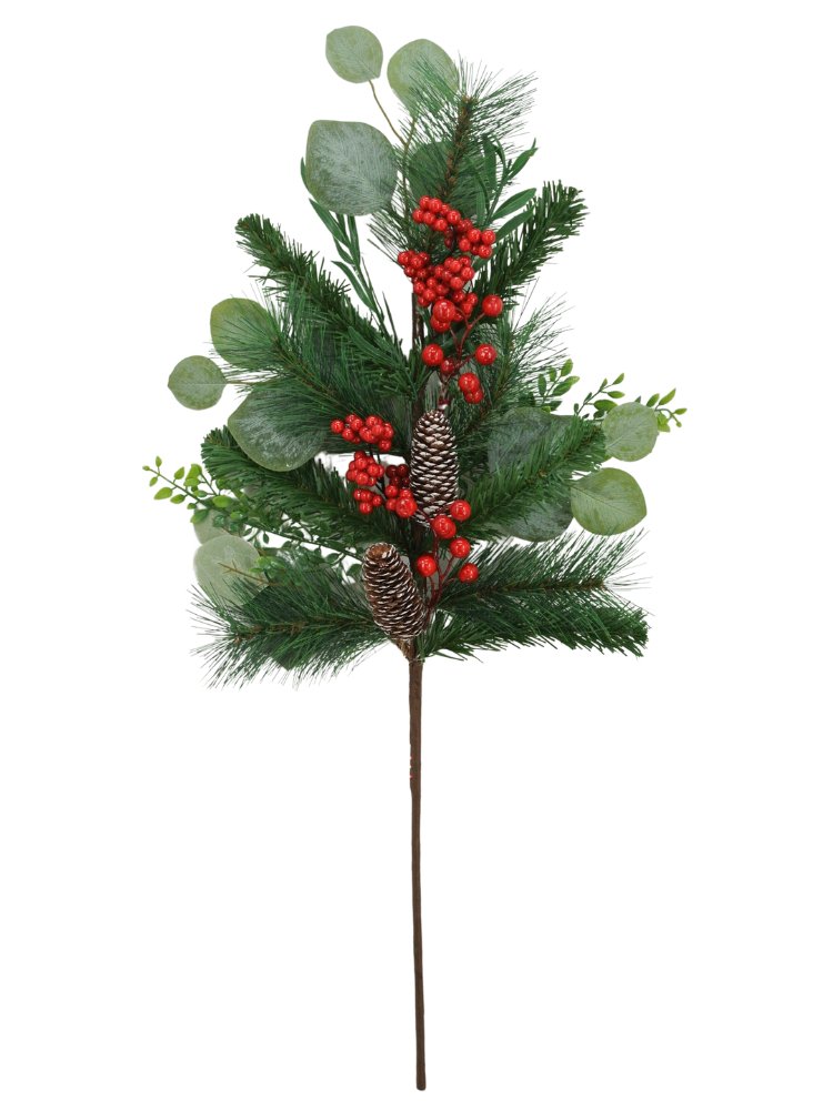 30" Pinecone Berry Spray - 84683 - The Wreath Shop