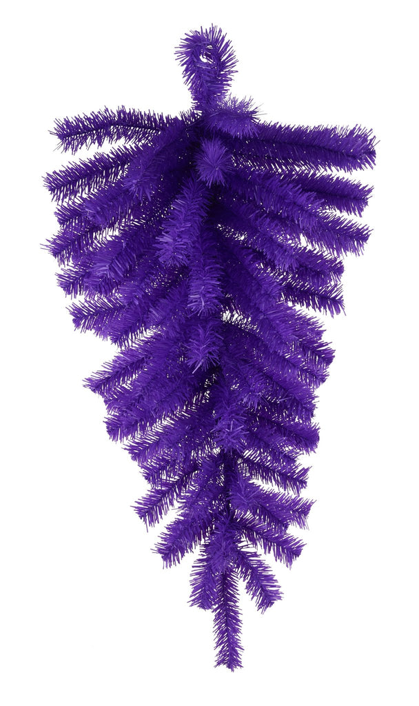 30" PVC Teardrop Form: Purple - XX930623 - The Wreath Shop