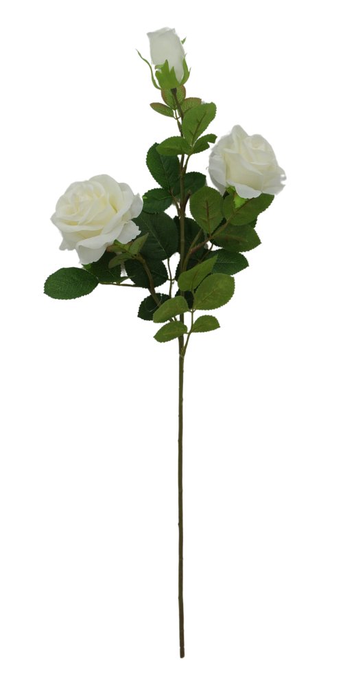 30" Rose Spray: White - 84289-CR - The Wreath Shop