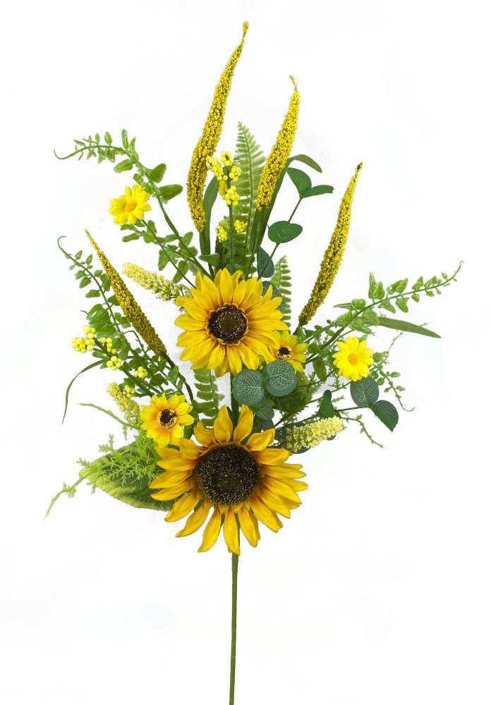 30" Sunflower Filler Spray - 63298SP30 - The Wreath Shop