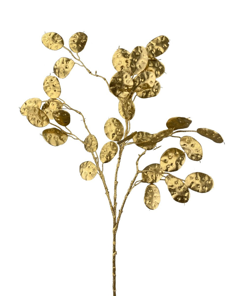 32" Gold Eucalyptus Spray - 85351GD - The Wreath Shop