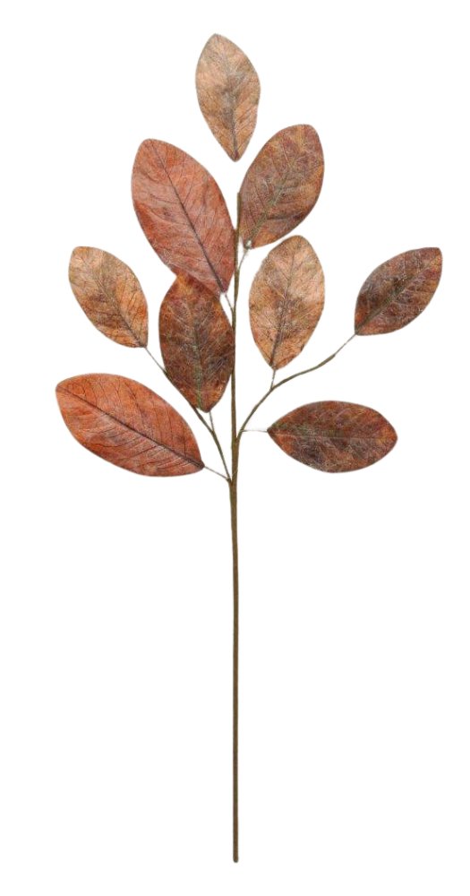 32" Magnolia Leaf Spray: Brown - 64456 - BRN - The Wreath Shop