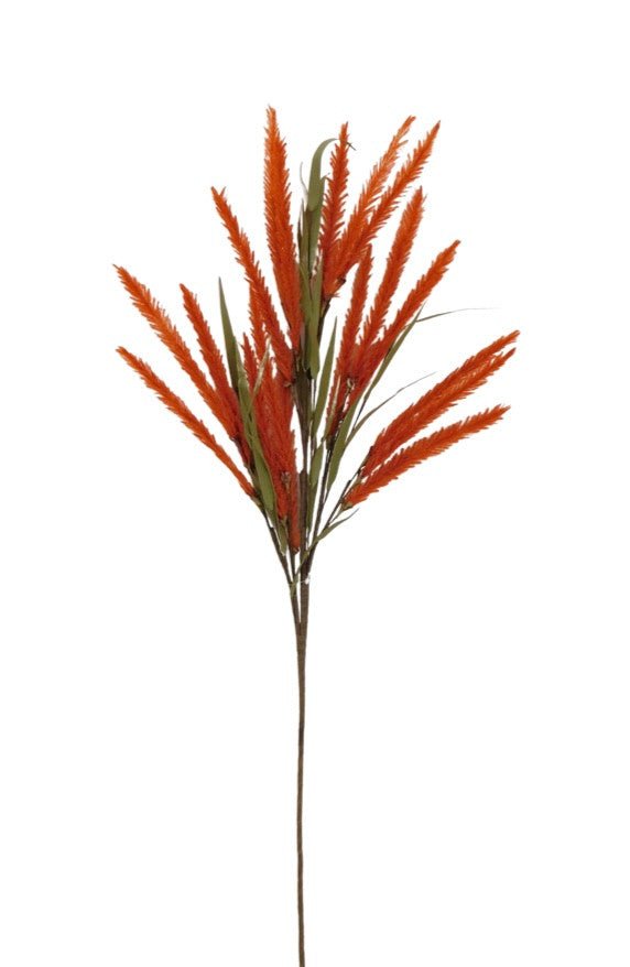 33" Amaranthus Spray: Orange - 62954-OR - The Wreath Shop