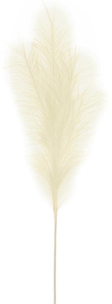 33" Fabric Pampas Grass Plume: Cream - FG601337 - The Wreath Shop