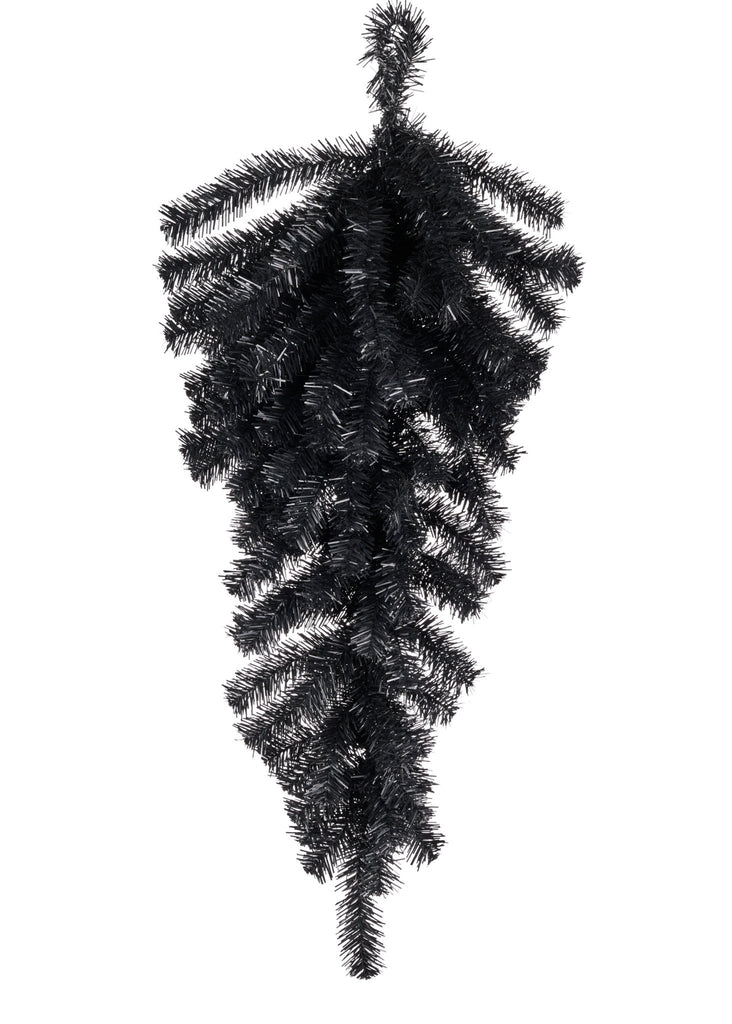 36" PVC Teardrop Form: Black - XX930302 - The Wreath Shop