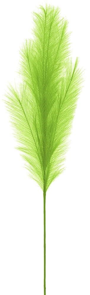 38" Fabric Pampas Grass Plume: Lime Green - FG601456 - The Wreath Shop