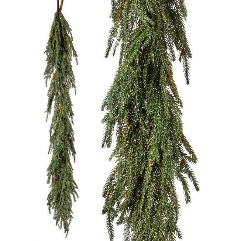 48" Iced Garden Norfolk Pine Garland - MTX61199 - The Wreath Shop