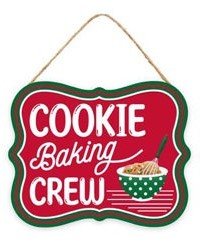 5" Metal Cookie Baking Crew Sign - MD1444 - Crew - The Wreath Shop