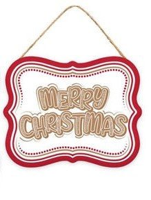 5" Metal Merry Christmas Cookie Sign - MD1449 - Christmas - The Wreath Shop