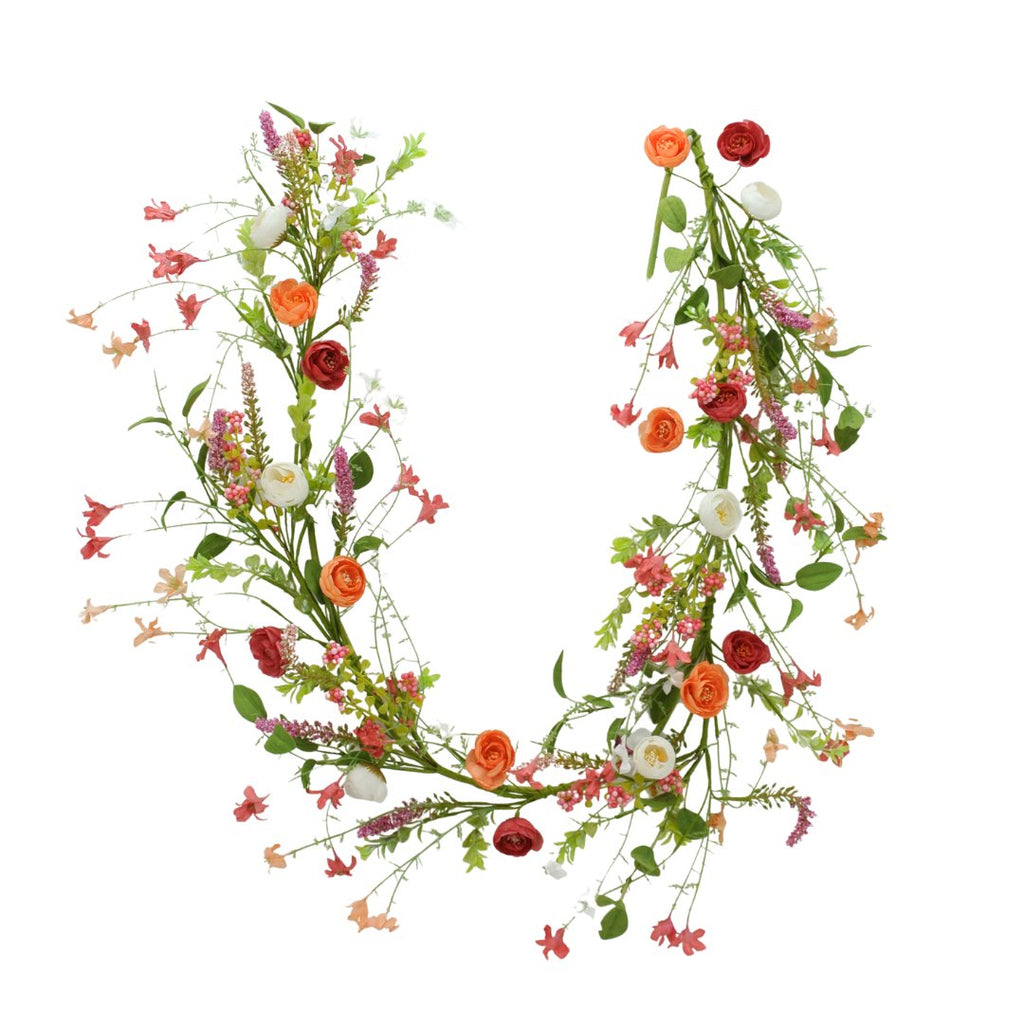 5' Ranunculus Garland - 64118 - The Wreath Shop