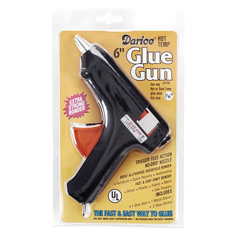 6" Darice Hot Temp Glue Gun - 10758 - The Wreath Shop