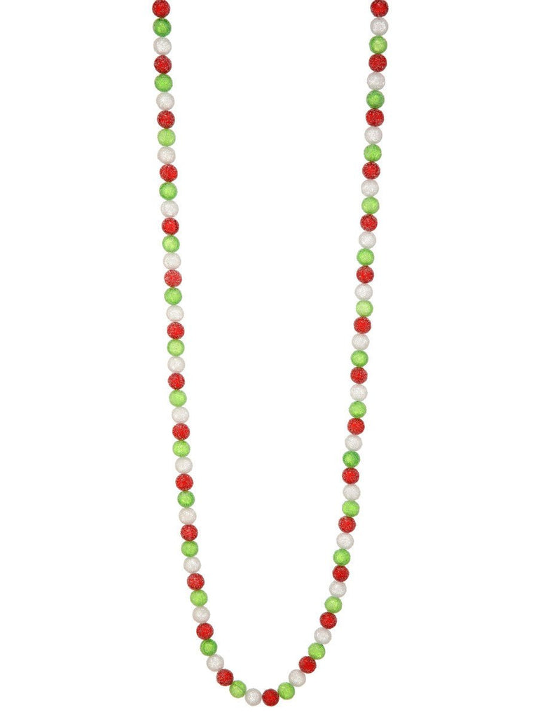 6' Sugared Candy Ball Garland: Red/Green/White - MTX67965RDGW - The Wreath Shop