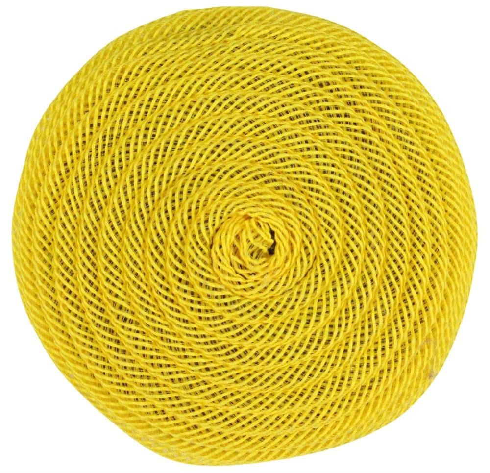 7" Jute Flex Tubing Flower Center: Yellow - FJ518229 - The Wreath Shop