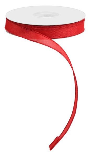 7/8" x 25yd Value Faux Burlap Ribbon: Red - RC500524 - The Wreath Shop