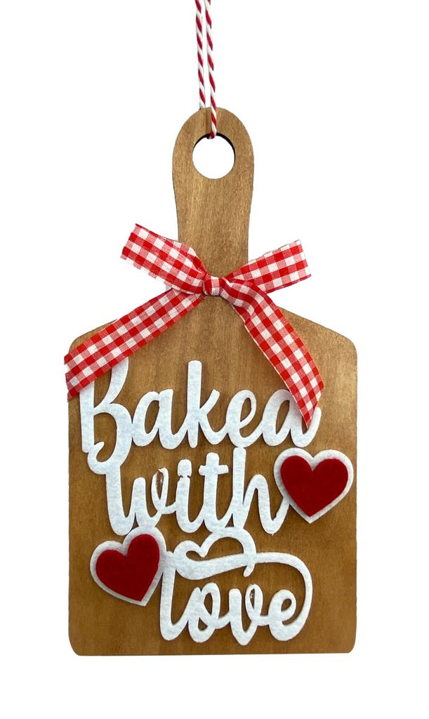 Baked with Love Ornament - 85600RDWT - The Wreath Shop