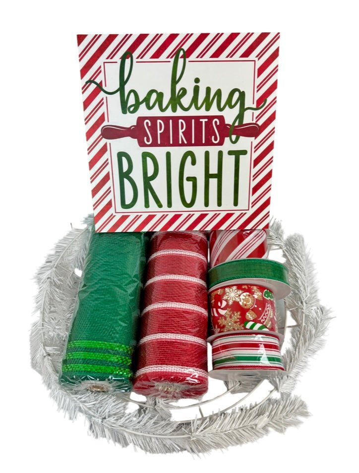 Baking Spirits Bright Wreath Kit - Baking Spirits Bright Kit - The Wreath Shop