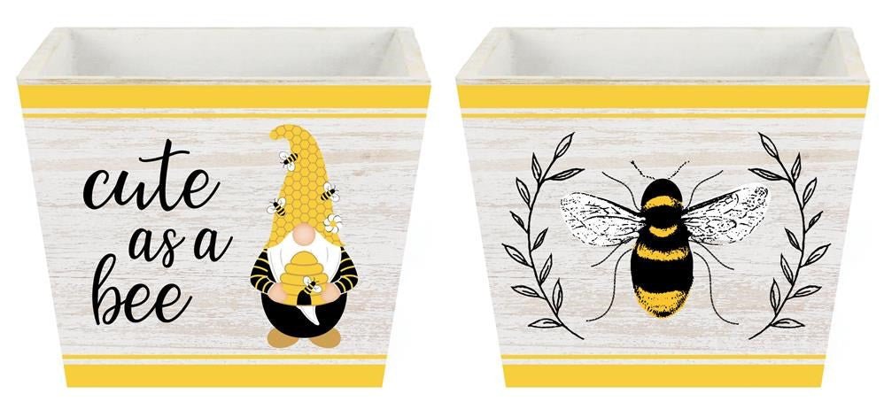Bee Planters, Sold Individually - KM1139-gnome - The Wreath Shop