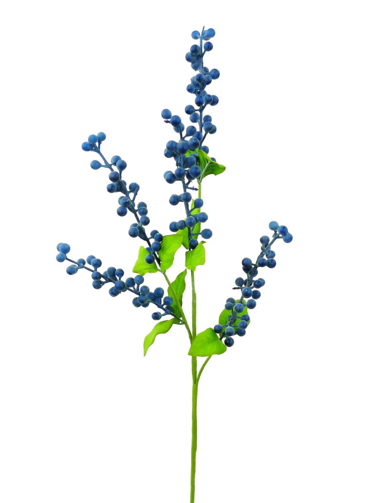 Blue Berries Spray - 26" - 62479BL - The Wreath Shop